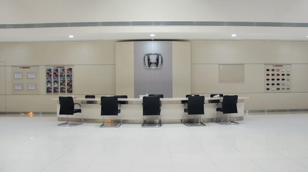Sales counter di showroom Honda IBRM Cimahi