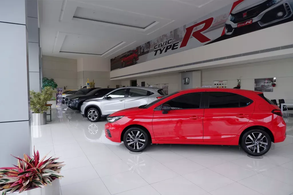 Area showroom Honda IBRM Cimahi
